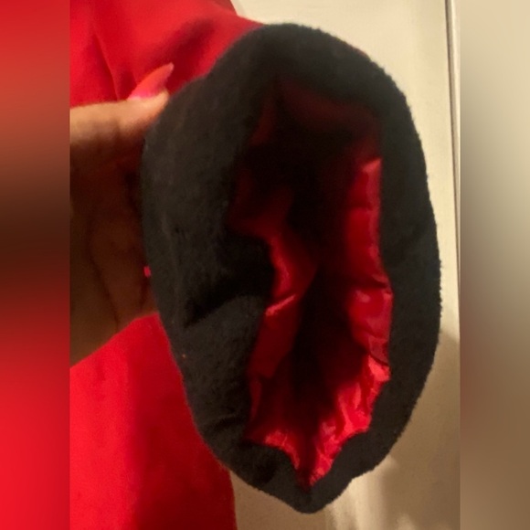 ENSIGN LONDON 3/4 Red & Black Drawstring Coat, GUC - Picture 13 of 14